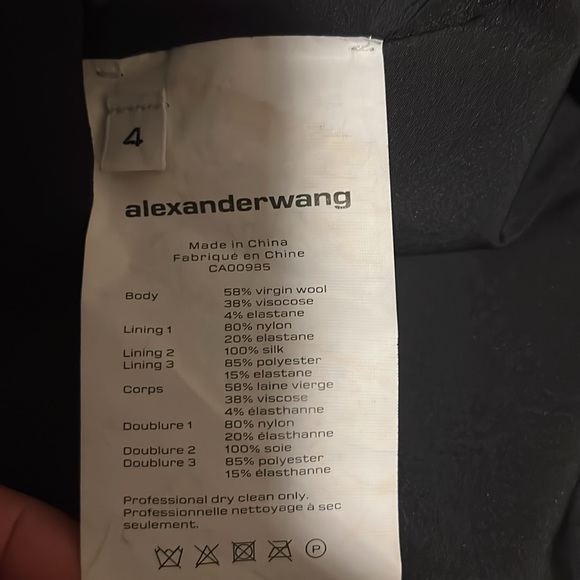 Little black dress from Alexander wang never use runs small size 4 - Picture 5 of 5